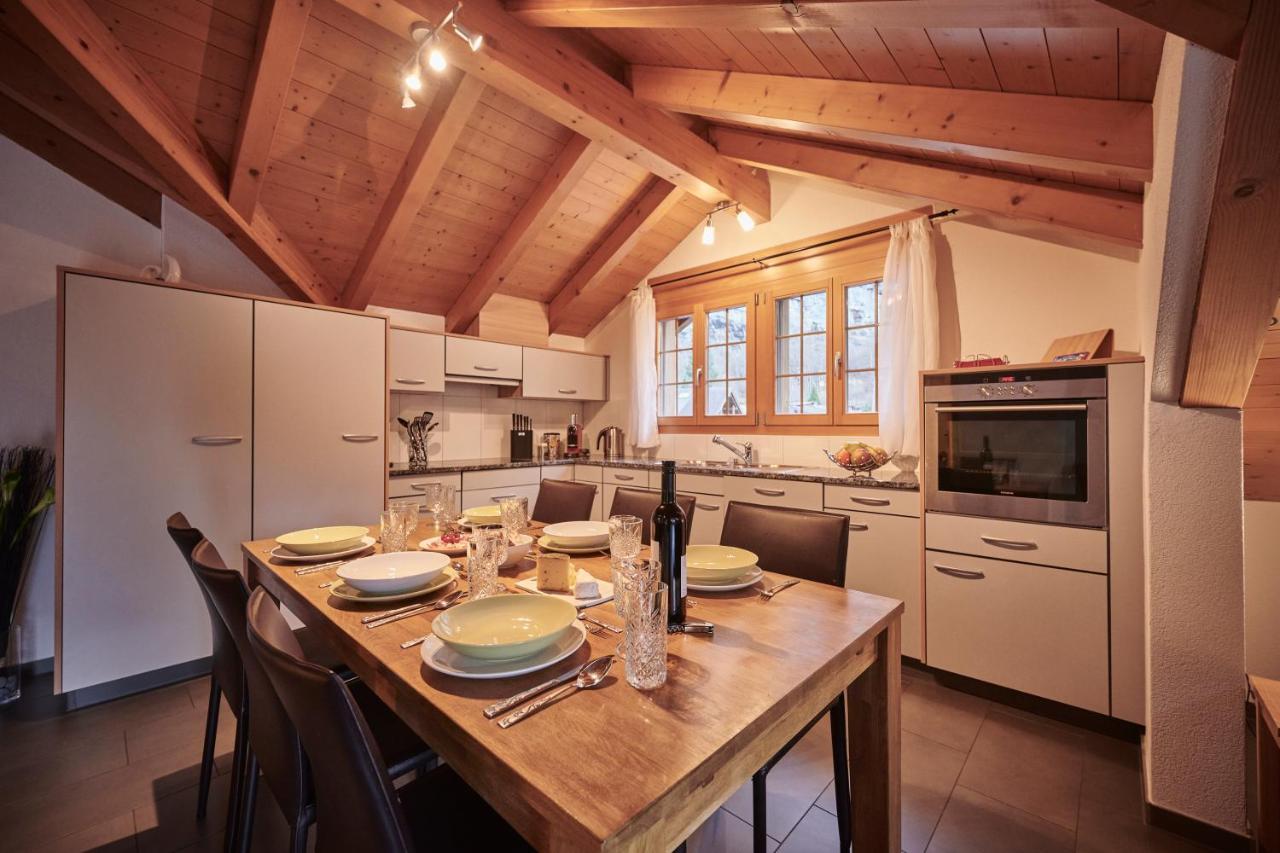 Apartment Staubbach, Best Views, Spacious, Family Friendly Lauterbrunnen Exteriör bild